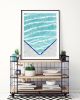 Serene swimming pool photograph, 'Pool Detail' art print | Photography by PappasBland. Item made of paper works with minimalism & contemporary style