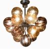 PERLE CEILING (17 GLOBE) | Chandeliers by Oggetti Designs. Item made of metal with glass