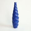Tower in Cobalt | Vase in Vases & Vessels by by Alejandra Design. Item composed of ceramic