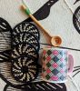 Pink Green African Pattern Coffee Mug | Drinkware by Reflektion Design