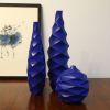 Large Tower in Cobalt | Vase in Vases & Vessels by by Alejandra Design. Item composed of ceramic