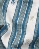 Celestial Handwoven Stripe Fabric | Linens & Bedding by Routes Interiors. Item made of cotton works with boho & eclectic & maximalism style