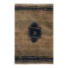 1960s Organic Wool Turkish Camel Tulu Shaggy Rug 3'8" X 5'6" | Area Rug in Rugs by Vintage Pillows Store. Item composed of wool & fiber