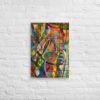 Canvas Print - Organic Life - Abstract Colorful Geometric | Work by Eman's Gallery