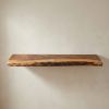 Solid Walnut Wood Live Edge Floating Shelf – Custom Wall Piece | Shelving in Storage by Ironscustomwood