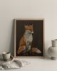 The Woodland Fox - Brown Edition | Prints by The Ugly Cat Studio