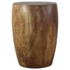 Haussmann® Wood Merlot End Table 15 D x 20 inch High Walnut | Tables by Haussmann®