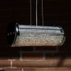 Crystal Cage LED Pendant | Pendants by Michael McHale Designs. Item composed of steel & glass