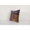 Blue Oushak Rug Pillow, Vintage Carpet Pillow | Sham in Linens & Bedding by Vintage Pillows Store. Item made of cotton