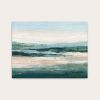 Teal Tidelands Art Print - Abstract Coastal Landscape | Prints in Paintings by Lara Eckerman Art