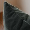 Olive Green Mohair Pillow 24x24 | Pillows by Vantage Design