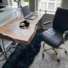 Solid Wood Live Edge Desk | Tables by Ironscustomwood. Item composed of walnut