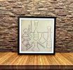 Contours of Orient - Original Charcoal Drawing - Minimalist | Drawings by Eman's Gallery
