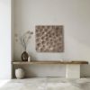 Handmade Rough Surface Wall Sculpture – Modern Geometric Plaster Art with Bold Textured Relief, Eco-Friendly Design for Unique Home Décor | Wall Hangings by Vaiva Art Atelier