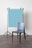 Lesson No. 9, Teal | Fabric in Linens & Bedding by Philomela Textiles & Wallpaper. Item made of cotton