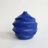 Spherical in Cobalt | Vase in Vases & Vessels by by Alejandra Design. Item composed of ceramic