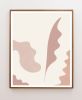 Scandinavian Abstract print in Nude Blush and Pink colors | Prints by Capricorn Press. Item made of paper works with boho & minimalism style