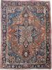 STYLIZED Antique Heriz with Old World Tips & Finals | Area Rug in Rugs by The Loom House. Item composed of wool & fiber