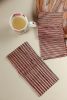 Rustic Stripes Block Print Napkins, Set of 4 | Linens & Bedding by Ninéh