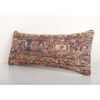 Muted Blue Carpet Rug Bedding Pillow, Faded Ethnic Turkish L | Cushion in Pillows by Vintage Pillows Store
