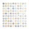 One Hundred Winter Map Dots Collage | Paintings by Amelia Coward