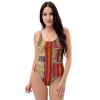 Swimsuit - Palestine's Resilience - Folk Abstract Art | Work by Eman's Gallery