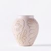 Frida Vase Small White | Work by District Loom