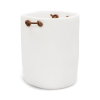 Cuadrado Wastebasket | Vase in Vases & Vessels by Tina Frey. Item composed of ceramic