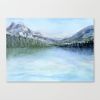 Misty Mountains | Prints by Brazen Edwards Artist. Item made of canvas with paper