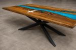 Live Edge Wood Table with Business Logo | Conference Table in Tables by Pelican State Woodworks