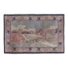 Vintage Village Pictorial Turkish Rug - Wall Hanging Tapestr | Small Rug in Rugs by Vintage Pillows Store. Item made of cotton with fiber