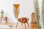 Pyramid in Mustard | Macrame Wall Hanging in Wall Hangings by YASHI DESIGNS by Bharti Trivedi