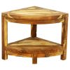 Haussmann® Teak Teak Corner Table 15.5 W x 15.5 D x 16 in H | Coffee Table in Tables by Haussmann®