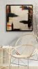 Slow Burn | Square Abstract Canvas Print | Burnt Orange Wall Art | Prints in Paintings by Abby May