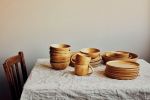 Serving Bowl Set in Dijon | Serveware by Barton Croft. Item composed of stoneware in country & farmhouse or japandi style