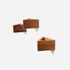 Triangle Self-Watering, Wall-Mounted Planter | Vases & Vessels by Formr. Item made of wood