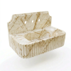 Calacatta Gold Marble Sink with Backsplash | Water Fixtures by Vero Marble