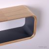 Handcrafted Pine Floating Shelf: Mid-Century Modern Bentwood | Shelving in Storage by Spacecraft Furnishing
