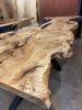 Live Edge Epoxy Conference Table - Epoxy Resin Table | Dining Table in Tables by Tinella Wood. Item made of wood & synthetic compatible with contemporary and country & farmhouse style