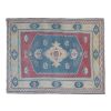 Vintage Anatolian Oushak Kars Handwoven Distressed Area Rug | Rugs by Vintage Pillows Store. Item made of cotton & fiber
