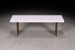 White Washed Maple Bench | Benches & Ottomans by Urban Lumber Co.. Item composed of maple wood