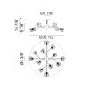 Alan Mizrahi IQ2170 Rosa | Chandeliers by Alan Mizrahi Lighting Design