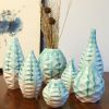 Oblique Slender in Jade | Vase in Vases & Vessels by by Alejandra Design. Item made of ceramic