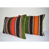 18" X 24" Pair Geometrical Aztec Turkish Kilim Pillow Cover | Sham in Linens & Bedding by Vintage Pillows Store. Item made of cotton with fiber