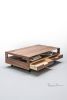 Marble Coffee Table Solid Walnut/Oak Board | Tables by Manuel Barrera Habitables. Item made of oak wood & marble