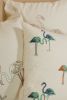 Flamingo Dream Block-Print Pillow | Pillows by Ninéh