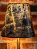 The Code, Black & Gold Abstract Architectural Lampshade | Table Lamp in Lamps by Lamp Bandit