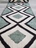 Green Zada Table Runner | Linens & Bedding by Mumo Toronto. Item made of fabric compatible with boho and country & farmhouse style