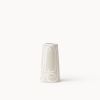 Sand Cara Pillar Vase | Vases & Vessels by Franca NYC. Item made of ceramic works with boho & minimalism style