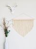 Simple Triangle Large Macrame Wall Hanging | Wall Hangings by Love & Fiber | San Diego in San Diego. Item composed of cotton